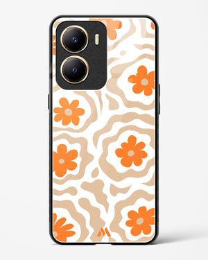Retro Bloom Glass Case Phone Cover (Vivo)