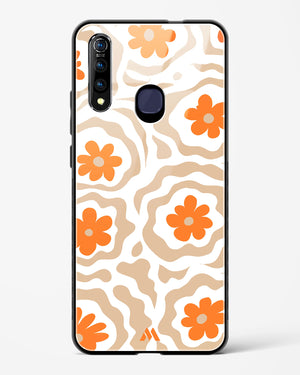 Retro Bloom Glass Case Phone Cover (Vivo)