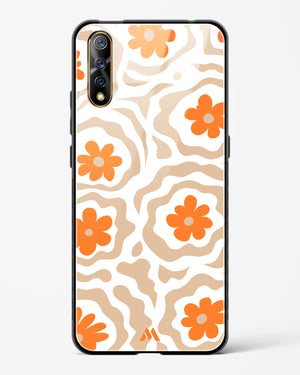 Retro Bloom Glass Case Phone Cover (Vivo)