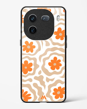 Retro Bloom Glass Case Phone Cover (Vivo)