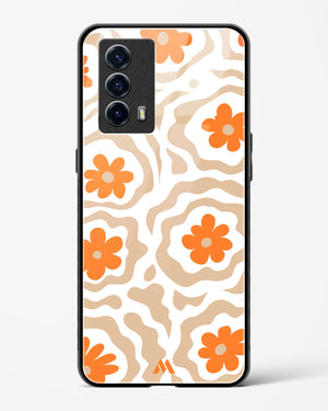 Retro Bloom Glass Case Phone Cover (Vivo)