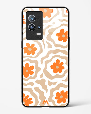 Retro Bloom Glass Case Phone Cover (Vivo)