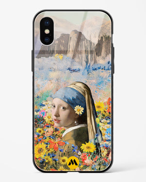 Girl With The Bloom Glass Case Phone Cover (Apple)