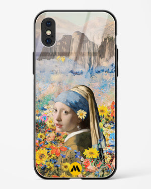 Girl With The Bloom Glass Case Phone Cover (Apple)