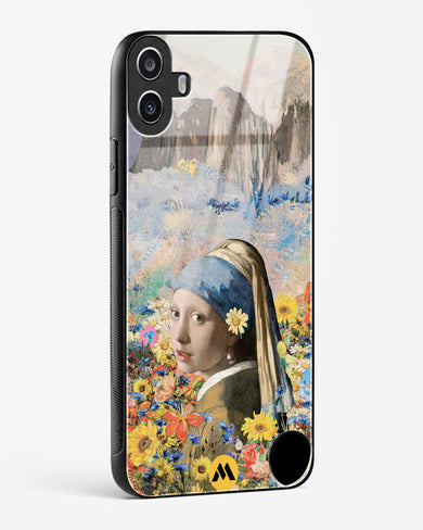 Girl With The Bloom Glass Case Phone Cover (Nothing)