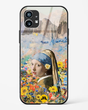 Girl With The Bloom Glass Case Phone Cover (Nothing)