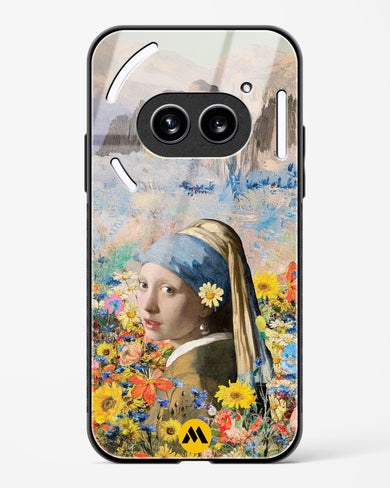 Girl With The Bloom Glass Case Phone Cover (Nothing)