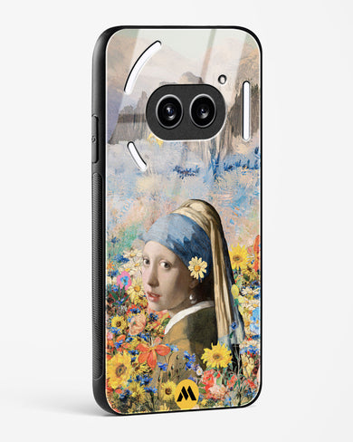 Girl With The Bloom Glass Case Phone Cover (Nothing)