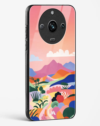 Sunset Mirage Glass Case Phone Cover (Realme)