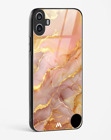 Blush Luxe Glass Case Phone Cover (Nothing)