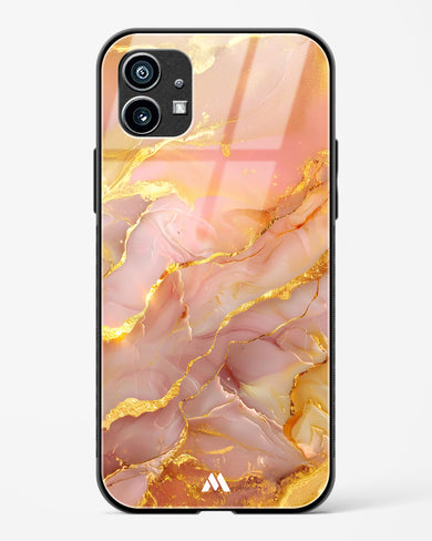 Blush Luxe Glass Case Phone Cover (Nothing)
