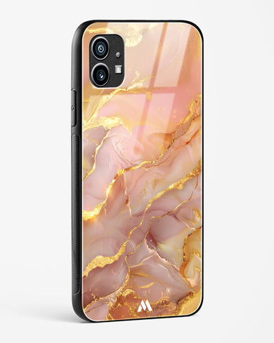 Blush Luxe Glass Case Phone Cover (Nothing)