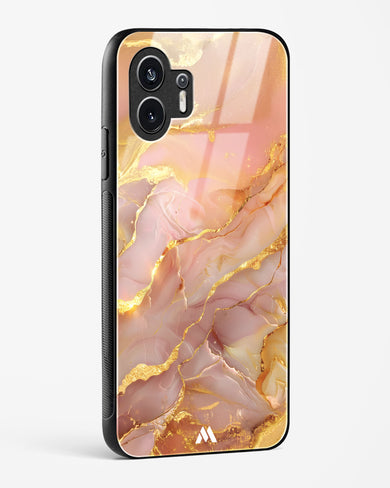 Blush Luxe Glass Case Phone Cover (Nothing)