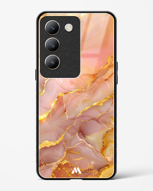 Blush Luxe Glass Case Phone Cover (Vivo)