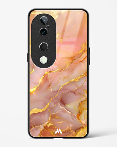 Blush Luxe Glass Case Phone Cover (Vivo)