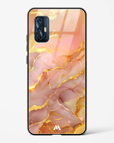 Blush Luxe Glass Case Phone Cover (Vivo)