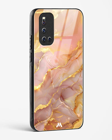 Blush Luxe Glass Case Phone Cover (Vivo)