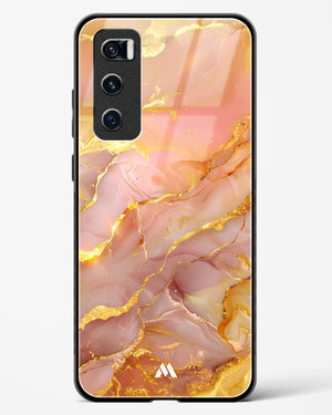 Blush Luxe Glass Case Phone Cover (Vivo)