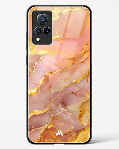 Blush Luxe Glass Case Phone Cover (Vivo)