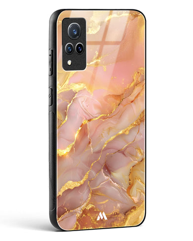 Blush Luxe Glass Case Phone Cover (Vivo)