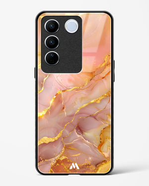 Blush Luxe Glass Case Phone Cover (Vivo)