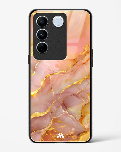 Blush Luxe Glass Case Phone Cover (Vivo)