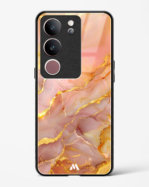 Blush Luxe Glass Case Phone Cover (Vivo)