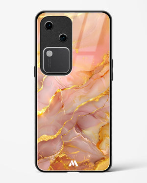 Blush Luxe Glass Case Phone Cover (Vivo)