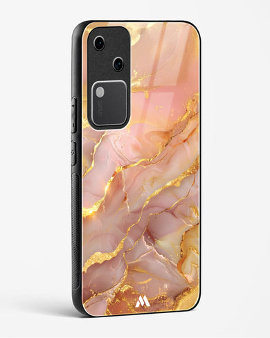Blush Luxe Glass Case Phone Cover (Vivo)