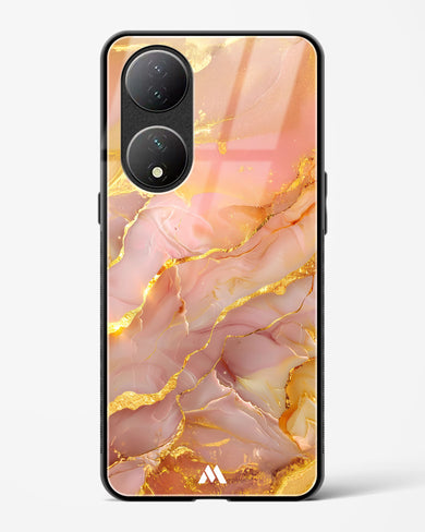 Blush Luxe Glass Case Phone Cover (Vivo)