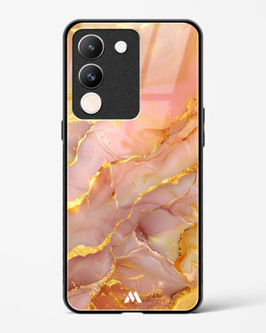 Blush Luxe Glass Case Phone Cover (Vivo)