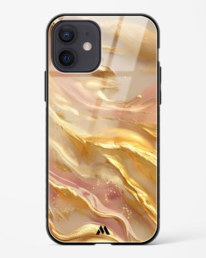 Golden Mirage Glass Case Phone Cover (Apple)