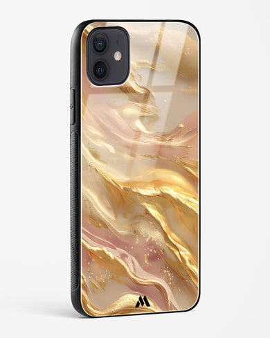 Golden Mirage Glass Case Phone Cover (Apple)