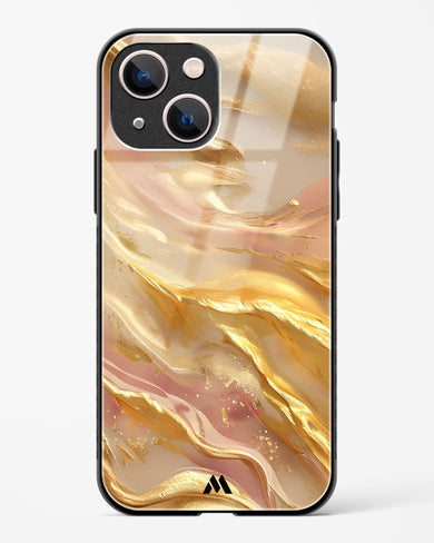 Golden Mirage Glass Case Phone Cover (Apple)