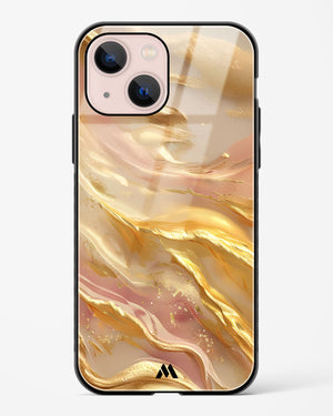 Golden Mirage Glass Case Phone Cover (Apple)