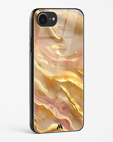 Golden Mirage Glass Case Phone Cover (Apple)