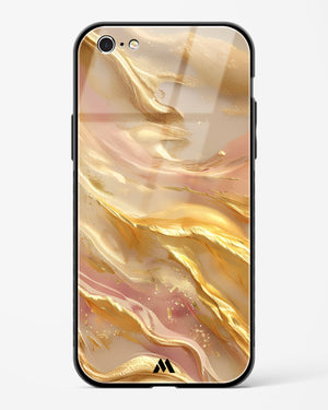 Golden Mirage Glass Case Phone Cover (Apple)