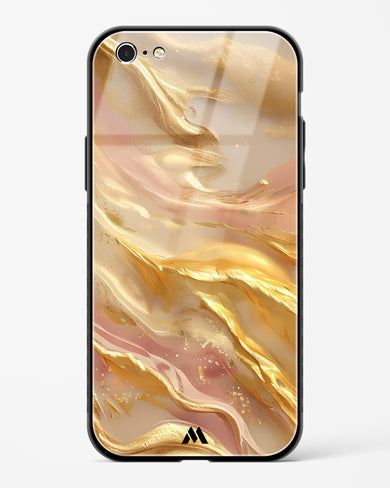 Golden Mirage Glass Case Phone Cover (Apple)