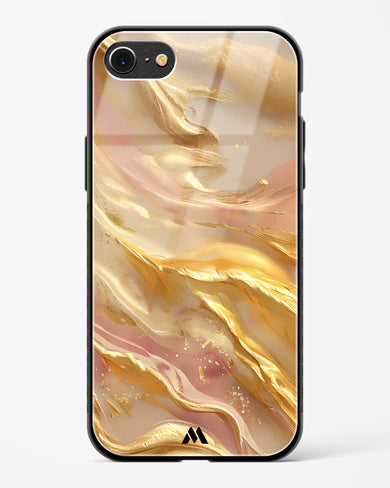 Golden Mirage Glass Case Phone Cover (Apple)