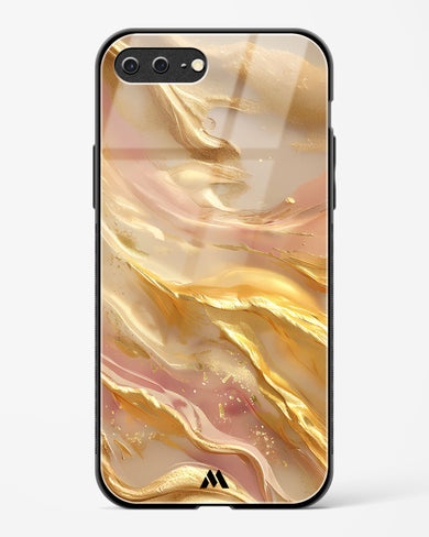 Golden Mirage Glass Case Phone Cover (Apple)