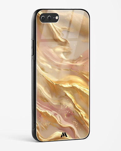 Golden Mirage Glass Case Phone Cover (Apple)