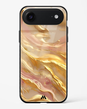 Golden Mirage Glass Case Phone Cover (Apple)