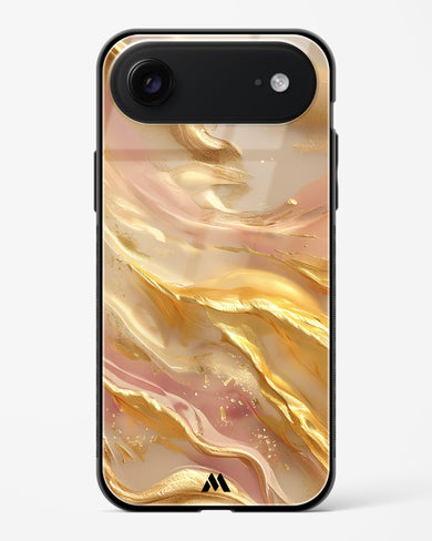 Golden Mirage Glass Case Phone Cover (Apple)