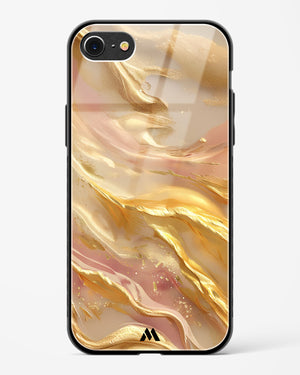 Golden Mirage Glass Case Phone Cover (Apple)