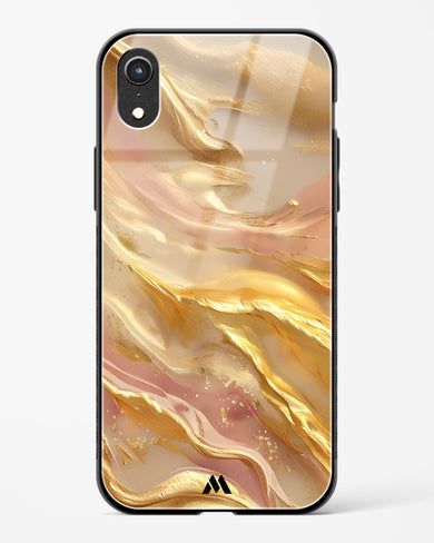 Golden Mirage Glass Case Phone Cover (Apple)