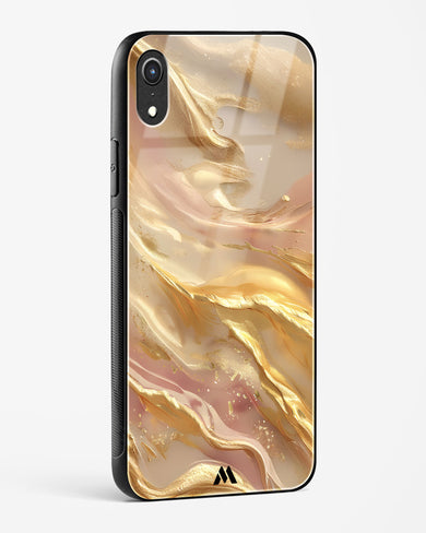 Golden Mirage Glass Case Phone Cover (Apple)