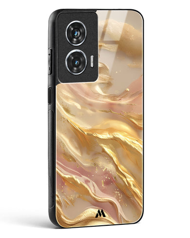 Golden Mirage Glass Case Phone Cover (Motorola)