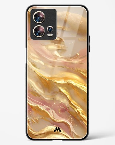 Golden Mirage Glass Case Phone Cover (Motorola)