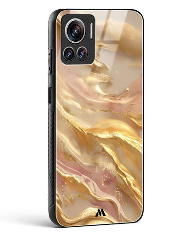 Golden Mirage Glass Case Phone Cover (Motorola)