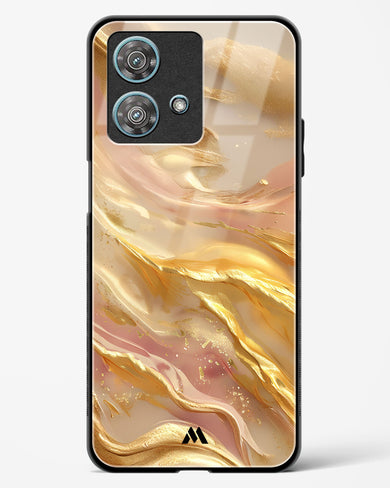 Golden Mirage Glass Case Phone Cover (Motorola)